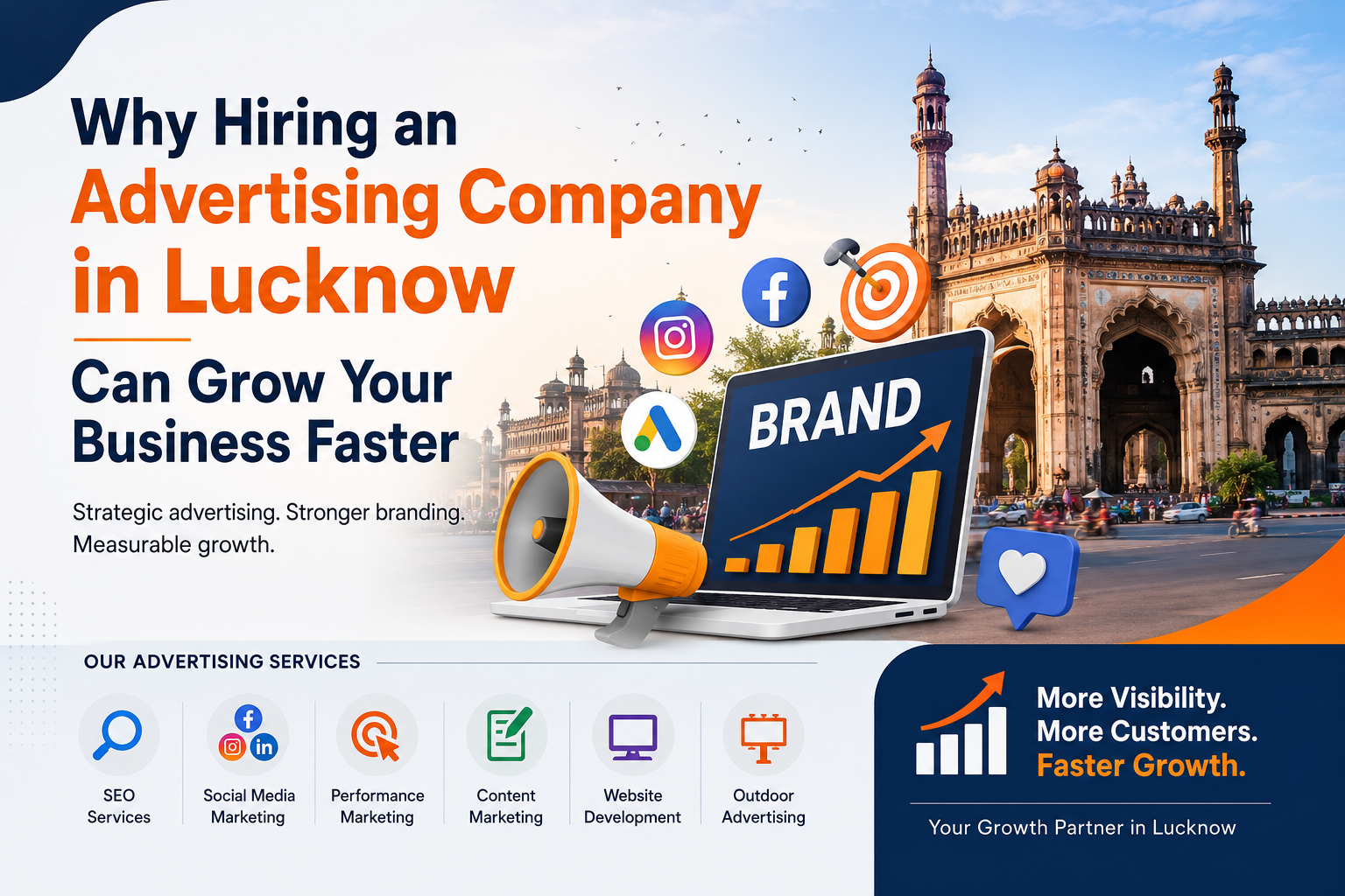 Why Hiring an Advertising Company in Lucknow Can Grow Your Business Faster