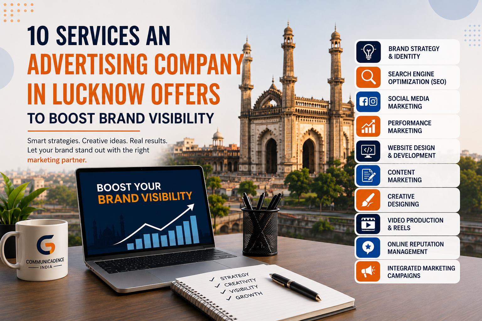 What services an advertising company in lucknow offer?